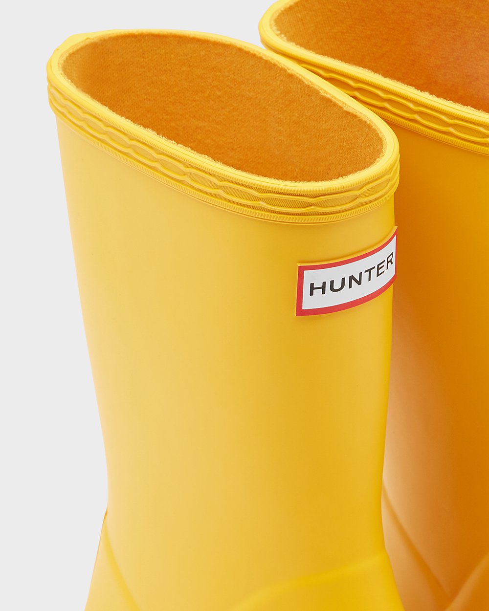 Kids Hunter Rain Boots Yellow - Original First Classic - 4130627-SB